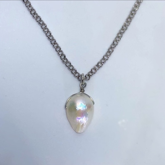 Hand Made Pearl Charm Necklace - Picture 1 of 3